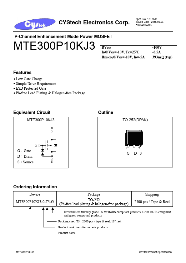 MTE300P10KJ3