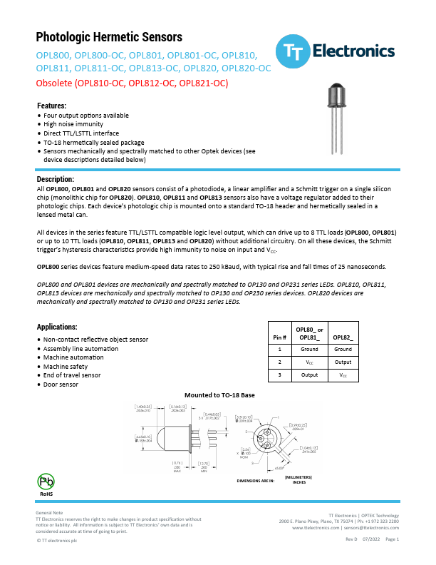 OPL801-OC