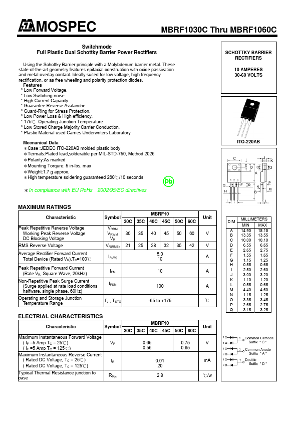 MBRF1050C