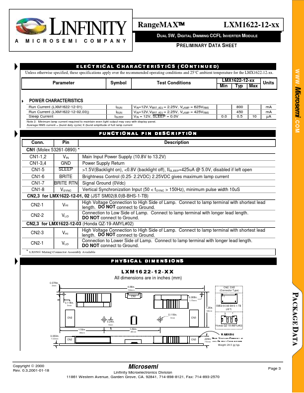 LMX1622-12-03