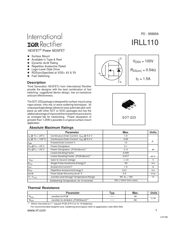 IRLL110