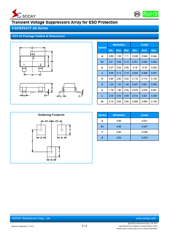 ESD36V23T-2A