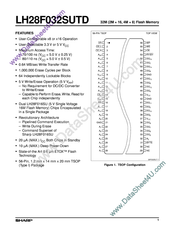 LH28F032SUTD