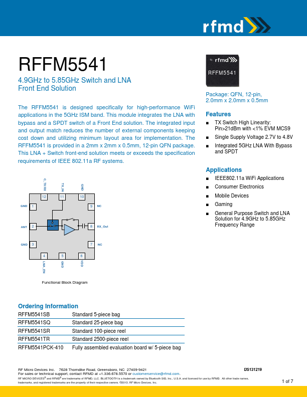 RFFM5541
