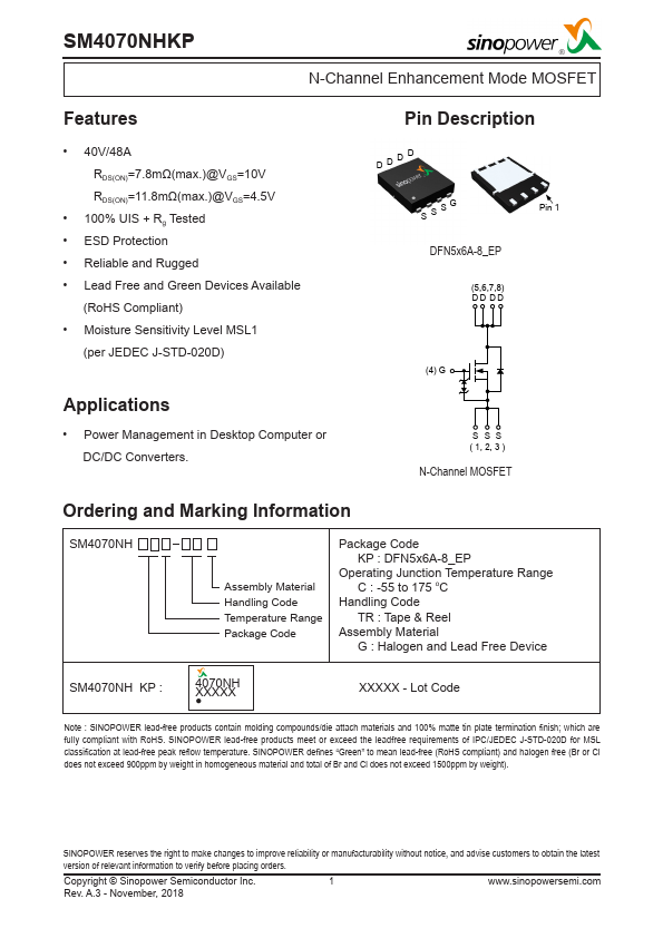 SM4070NHKP