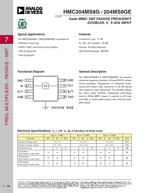 HMC204MS8G