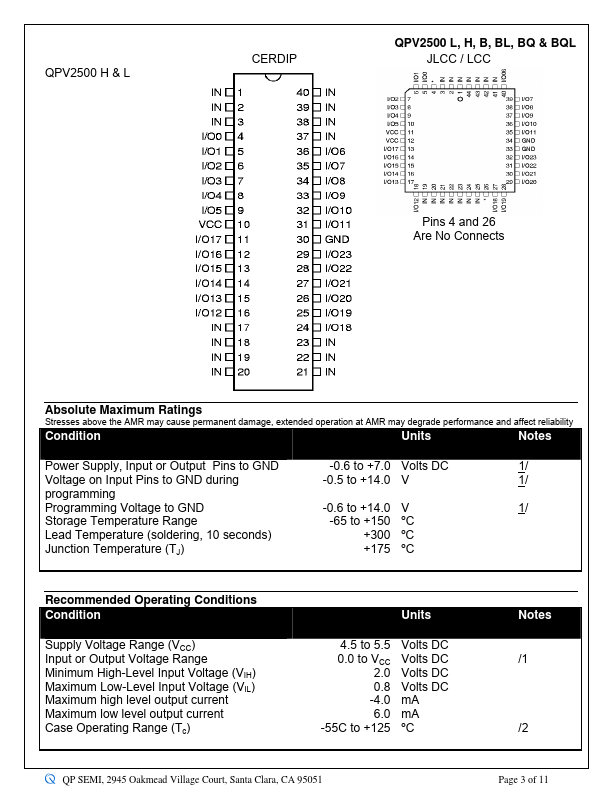 datasheet Preview Page 3