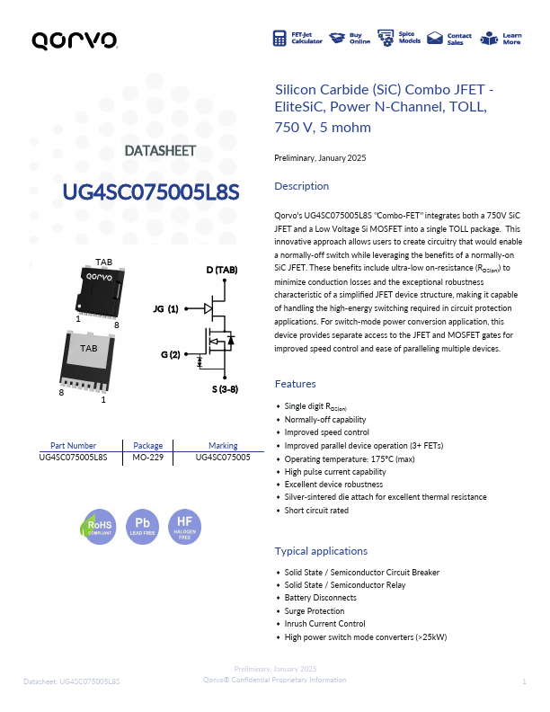 UG4SC075005L8S Datasheet Preview