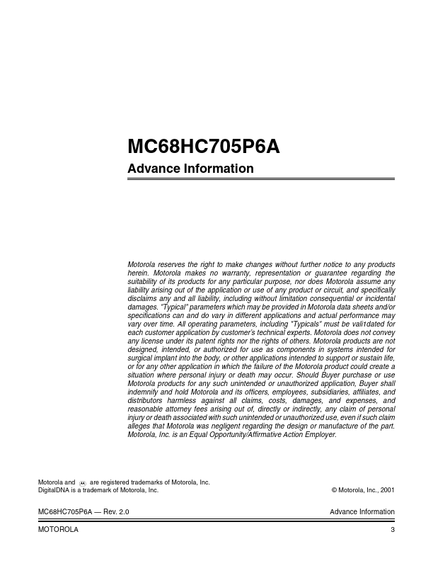MC68HC705P6A