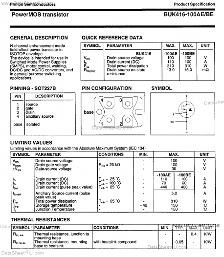 BUK416-100AE