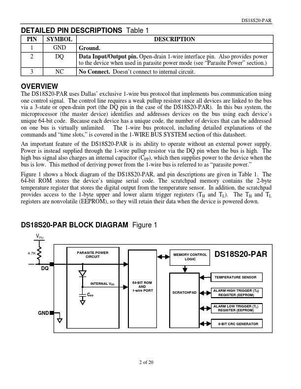 DS18S20-PAR
