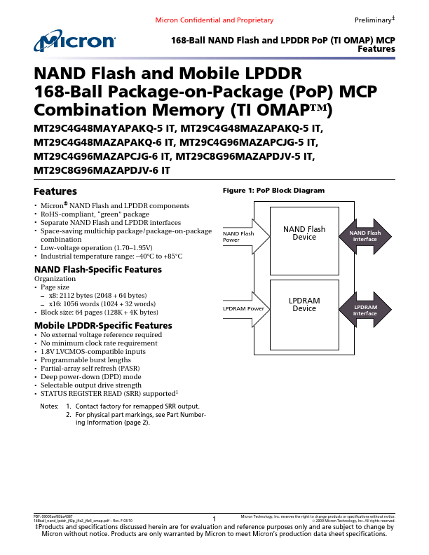 MT29C4G48MAZAPAKQ-5IT