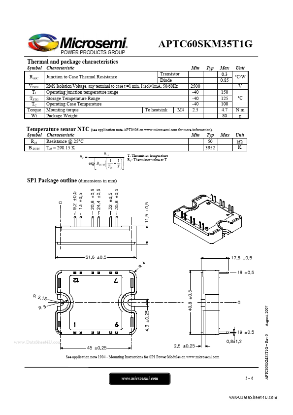 APTC60SKM35T1G