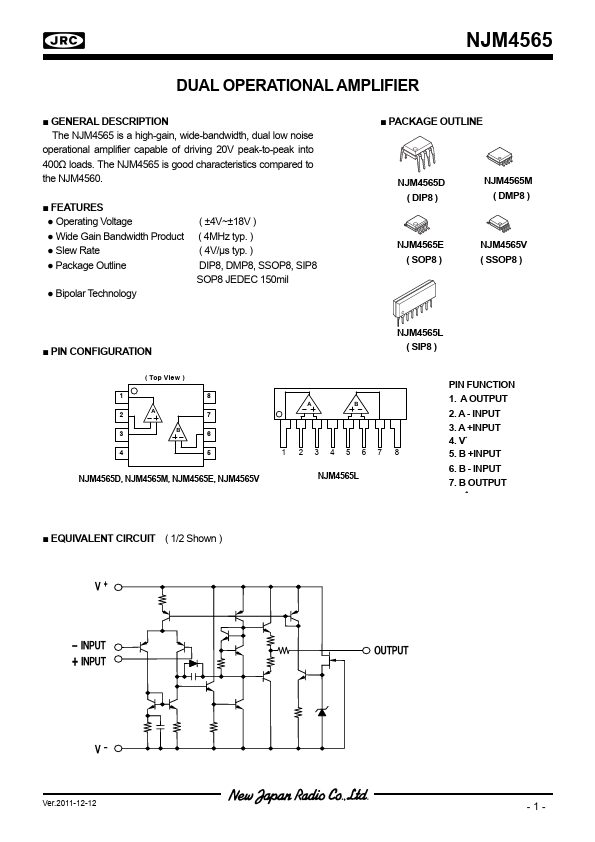 NJM4565M