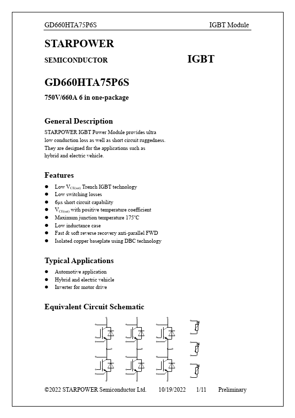 GD660HTA75P6S Datasheet Preview