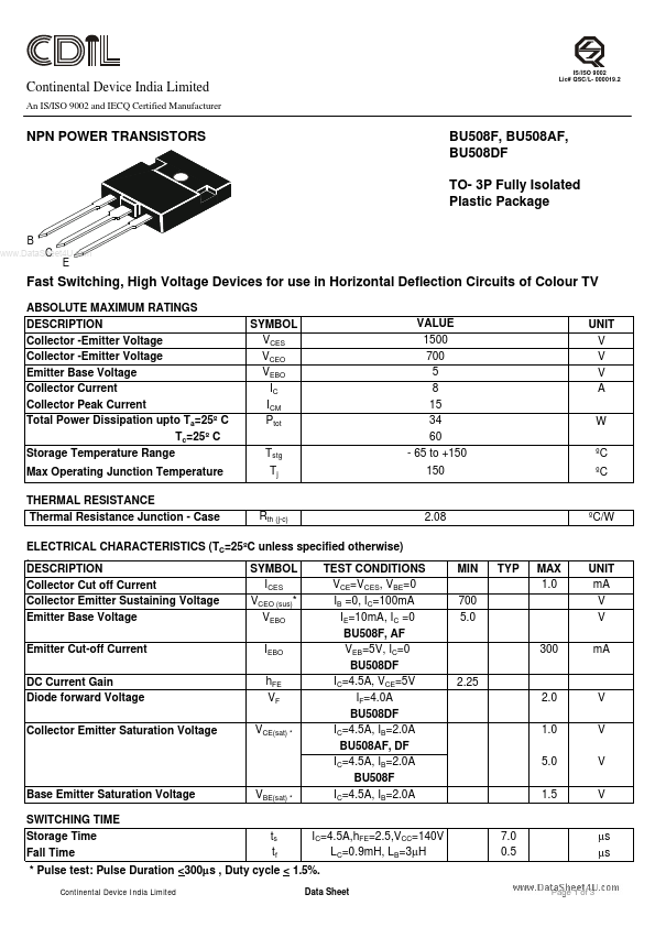 BU508F