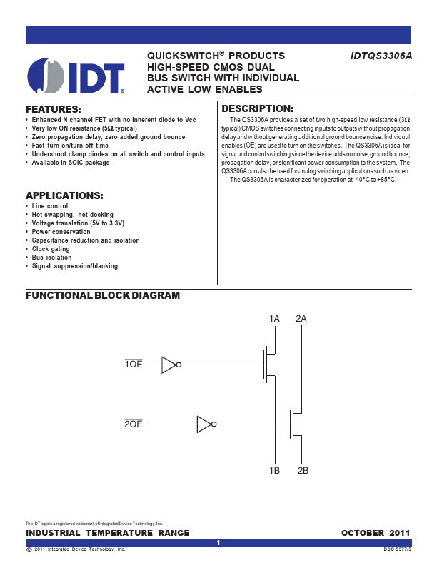 IDTQS3306A