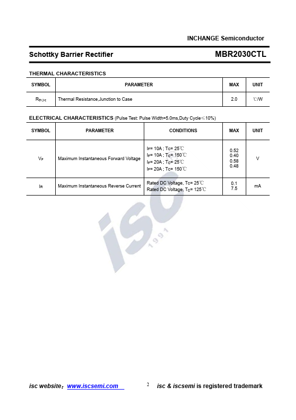 MBR2030CTL