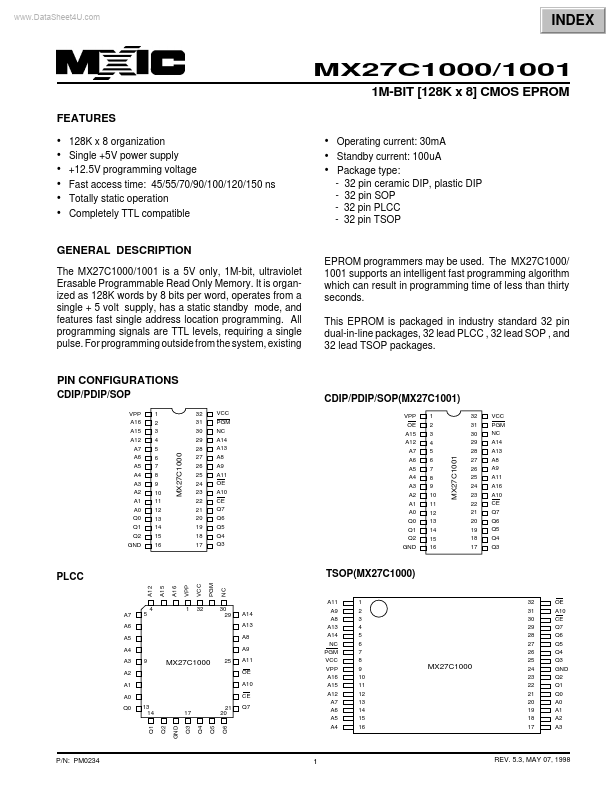 MX27C1001