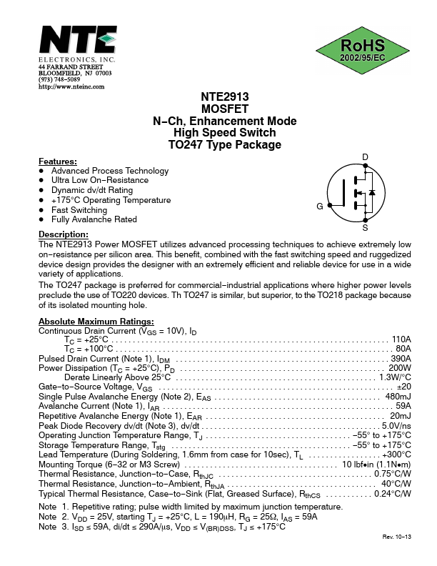 NTE2913