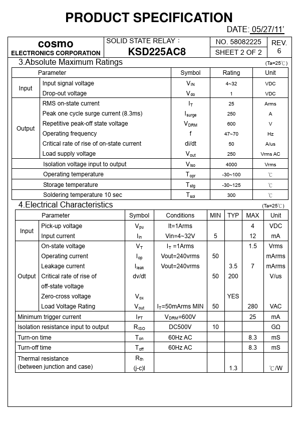 KSD225AC8