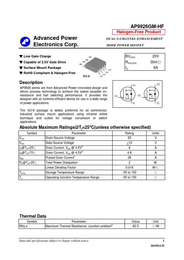 AP9926GM-HF