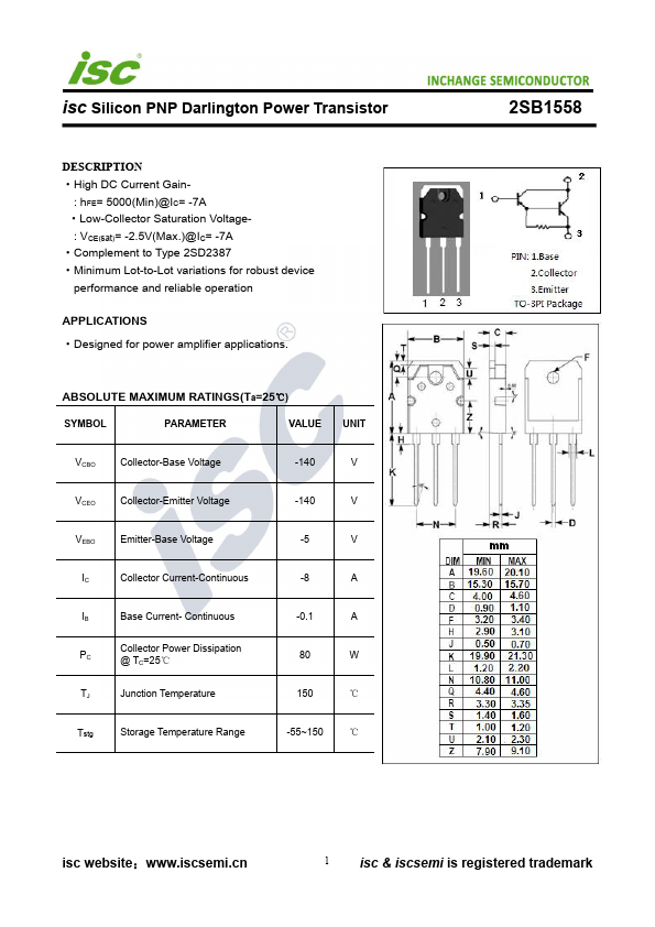 2SB1558