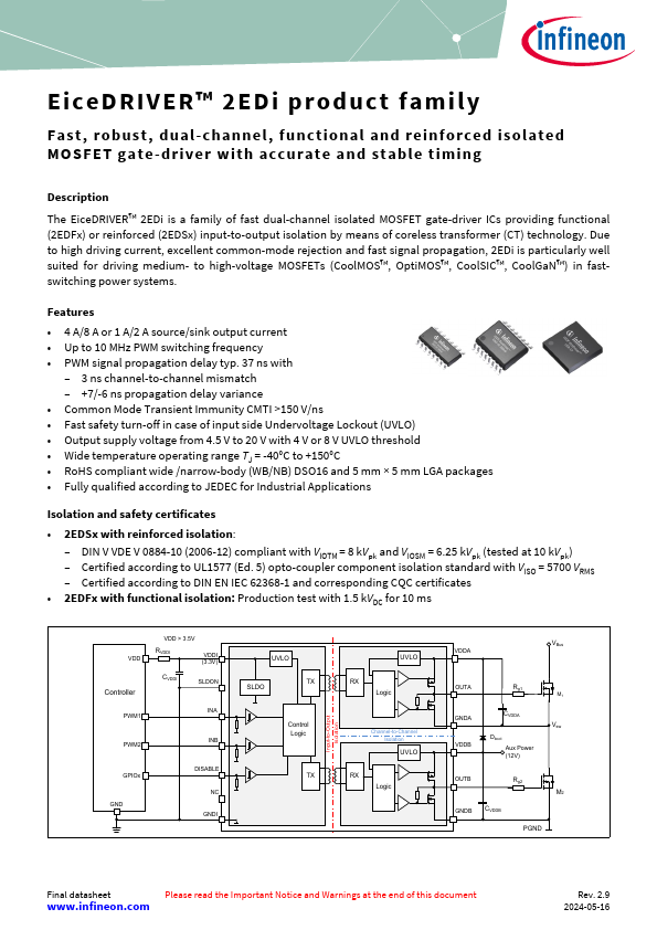 2EDF8275F Datasheet Preview