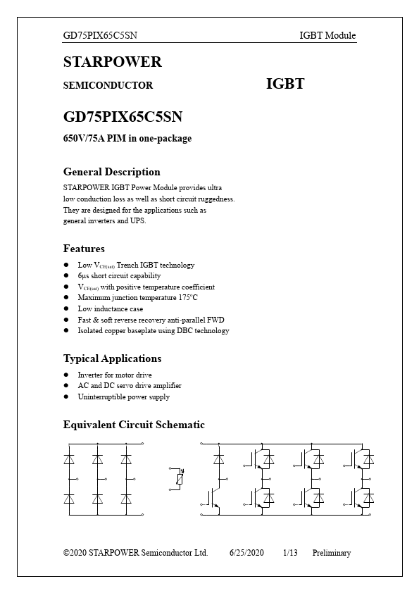 GD75PIX65C5SN Datasheet Preview