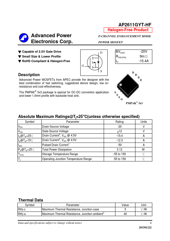 AP2611GYT-HF