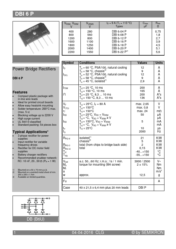 DBI6-20P