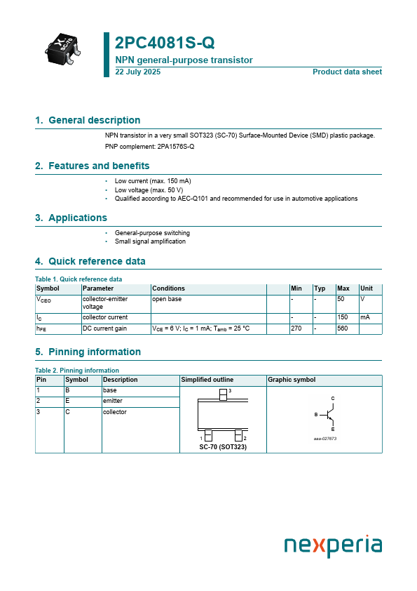 2PC4081S-Q Datasheet Preview