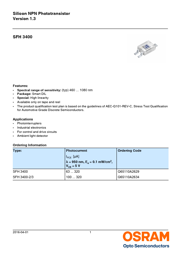 SFH3400