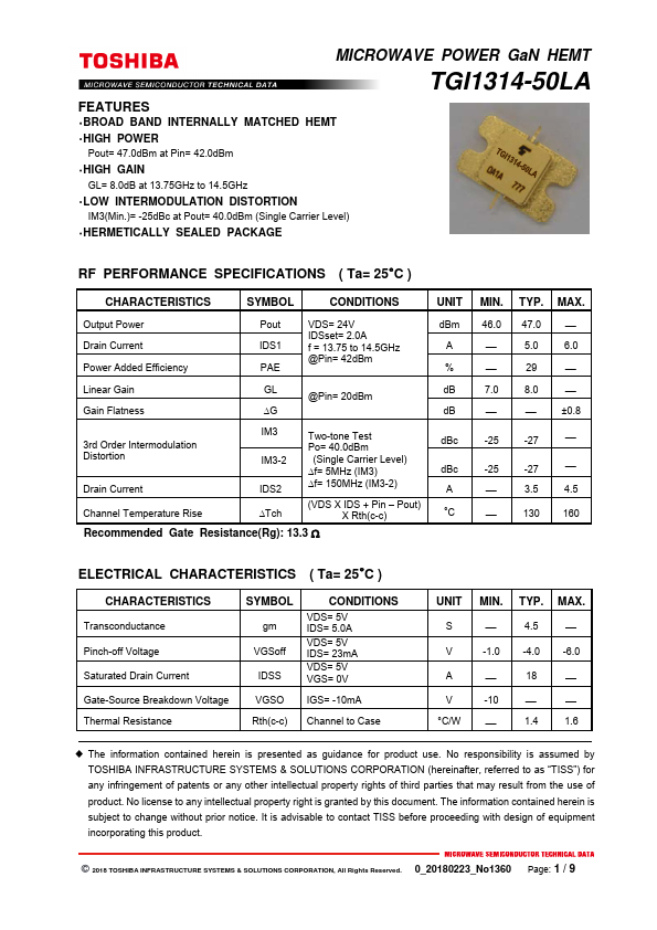 TGI1314-50LA