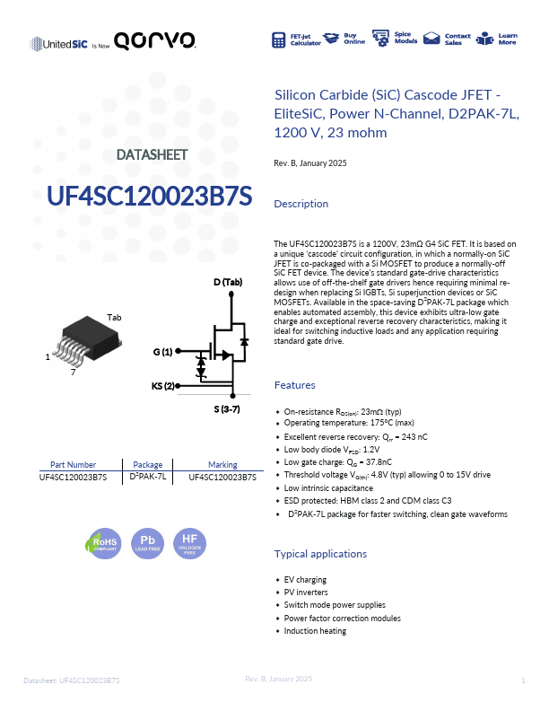 UF4SC120023B7S Datasheet Preview