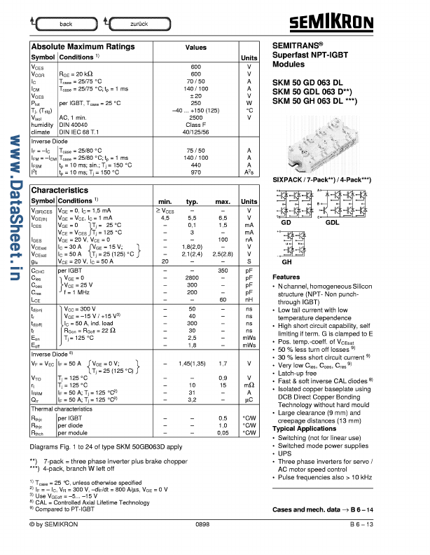 SKM50GD063DL