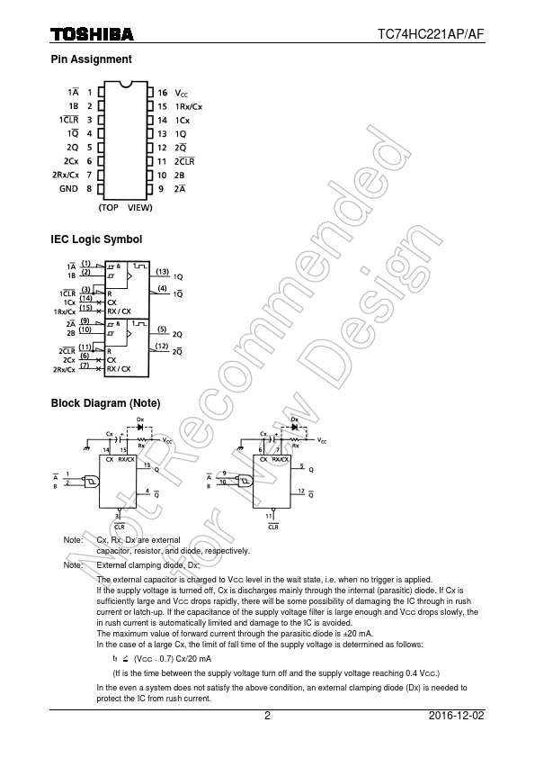 TC74HC221AP