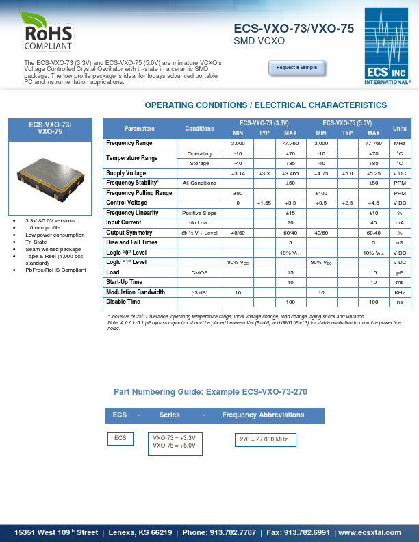 ECS-VXO-73