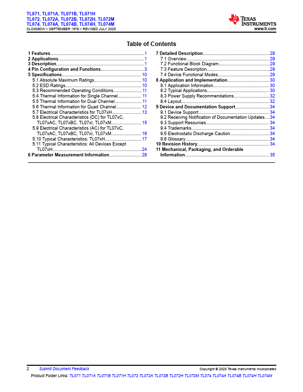 datasheet Preview Page 2