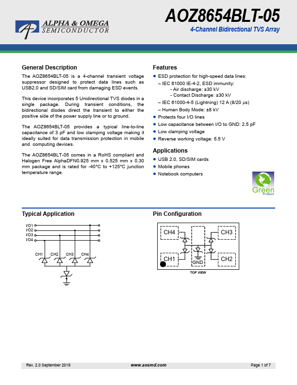 AOZ8654BLT-05