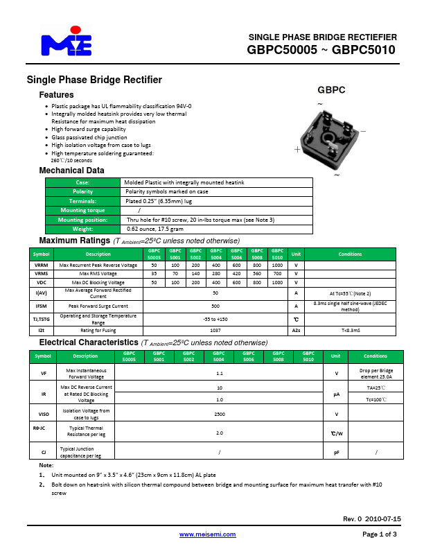 GBPC5008