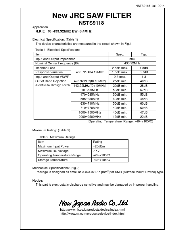 NSTS9118