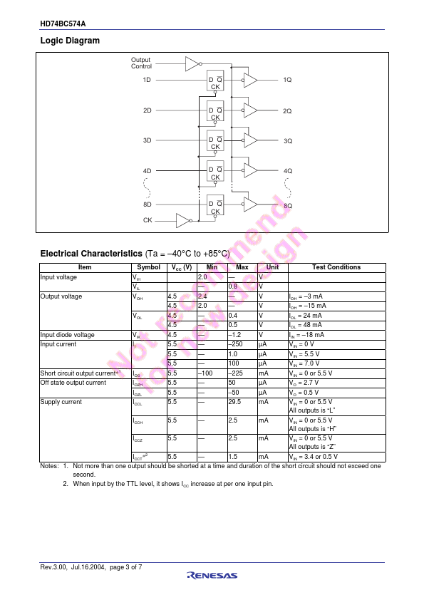 HD74BC574A