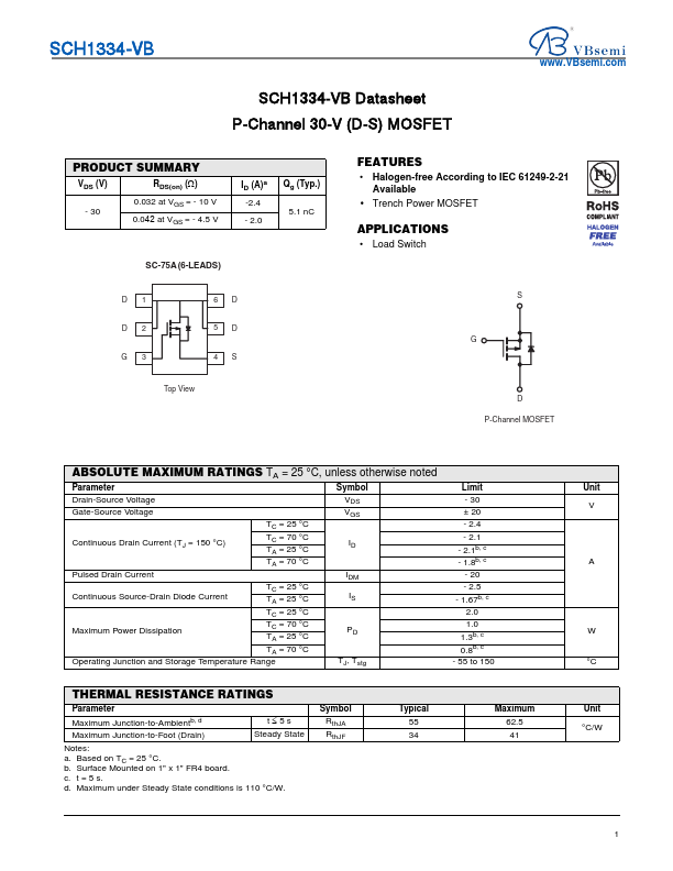 SCH1334 Datasheet Preview