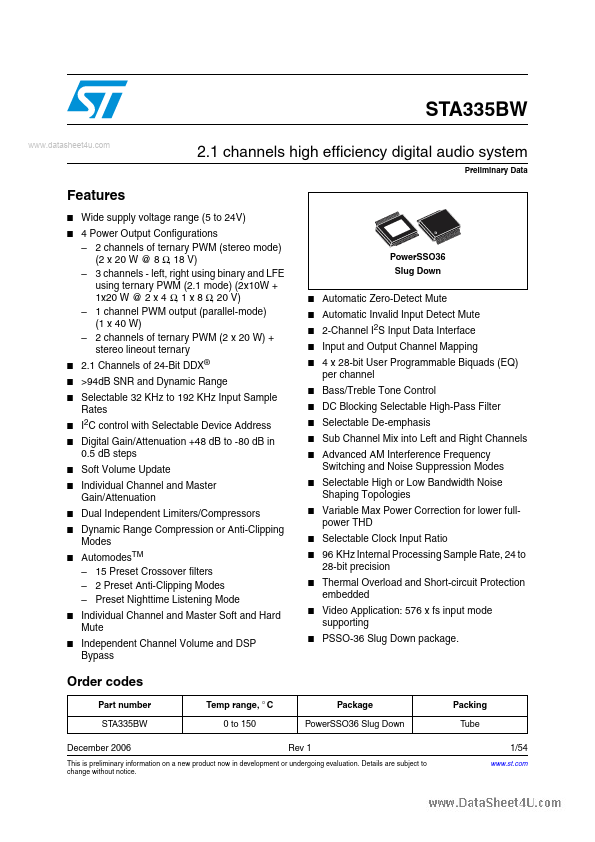 STA335BW