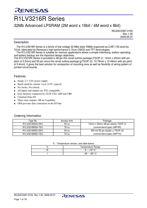 R1LV3216RSD-7S