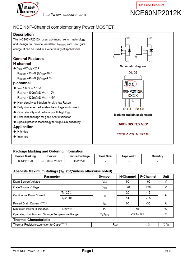 NCE60NP2012K