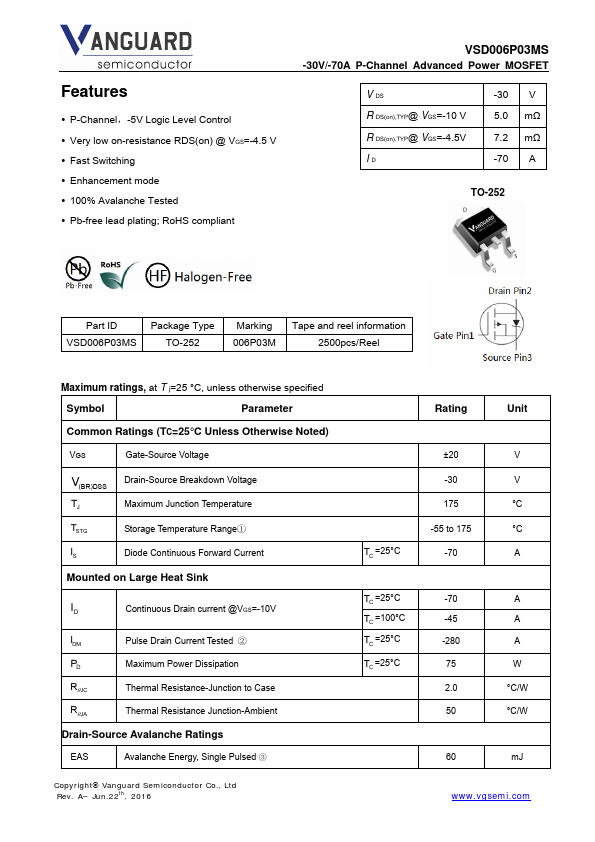 VSD006P03MS