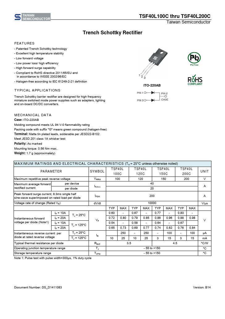 TSF40L120C