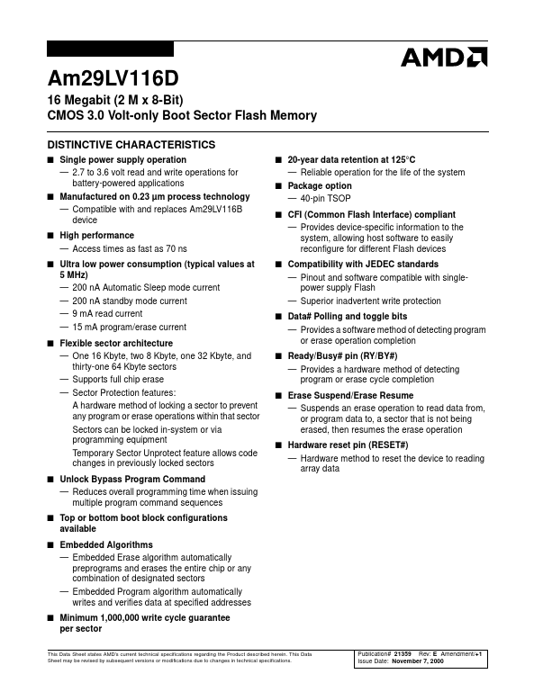 AM29LVI16D